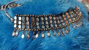 Mirror Choker &amp; Earring Set