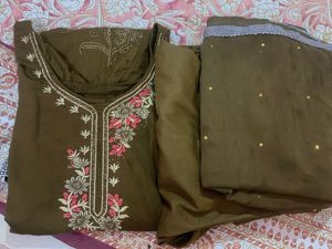 Embroidered Kurti with intricate floral design