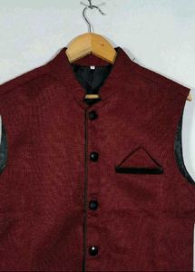 Men's Ethenic Half Blazer