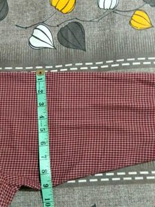 Men's Red Gingham Check Shirt