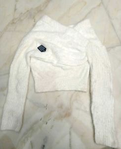 Fluffy Knit Crop Top