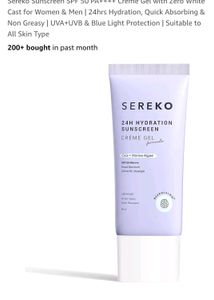 SEREKO SUNSCREEN SPF 50 Creme Gel