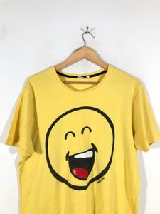 Yellow Smiley Face Graphic Tee