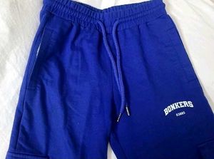 Blue Bonkers Corner Cargo Joggers