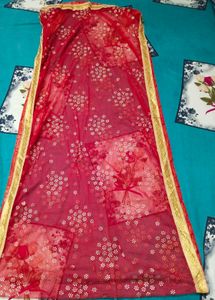 Stunning Red Tiered Lehenga Set