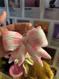 bow keychain charm for your bag