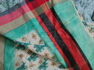 cotton silk saree