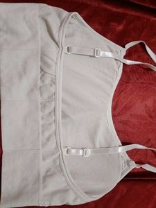 Comfortable White Sports Bra
