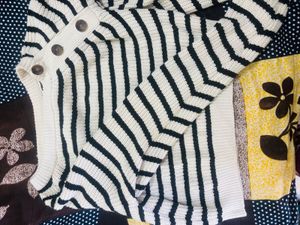 Striped Knit Sweater