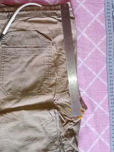 Khaki Cargo Joggers