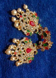 Stunning Dangle Earrings with Pearls