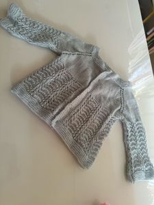 Chic Grey Knit Cardigan