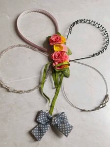 Assorted Hairbands with Bow & Flowers