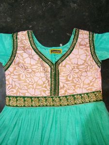 Beautiful Teal Anarkali Gown
