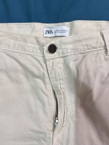 Beige Cargo Pants