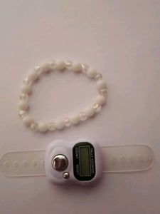 Elegant Beaded Bracelet & Tally Counter