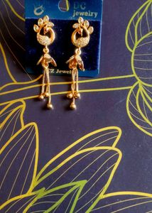 Peacock Design Earrings
