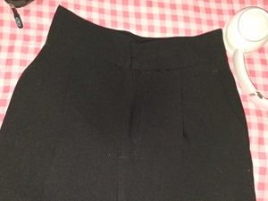 Classic Black High-Waisted Trousers