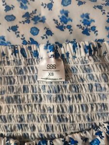 Floral Print Puff Sleeve Midi Dress