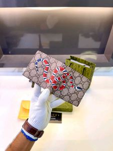 Gucci Snake Print Bi-Fold Wallet