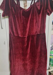 velvety dress