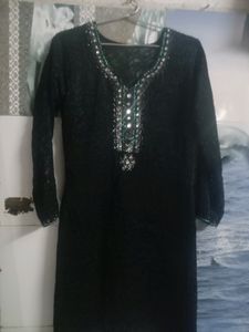 Beautiful  Kurti Black  Colour