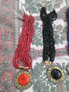 Beaded Necklaces with Statement Pendants