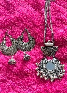 Oxidized Jewellery Set