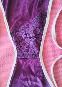 SILK NET BRA-PANTY SET