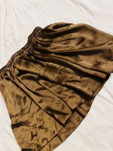 Satin Skater Skirt