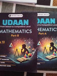 Physics Wallah Udaan Mathematics Books