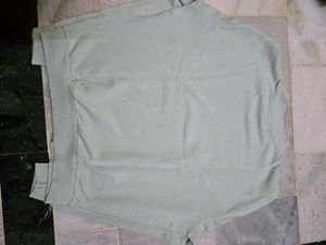Pale Green Sweatshirt