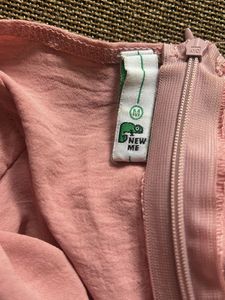 Chic Pink Puff Sleeve Midi Dress