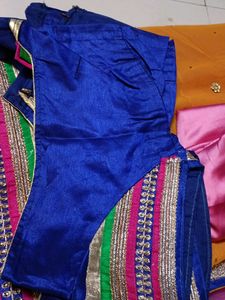 With Blouse N Peticoat....Saree
