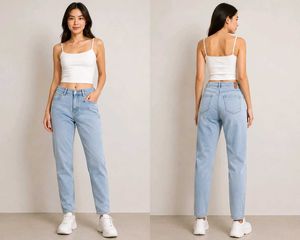 Light Wash Mom Jeans