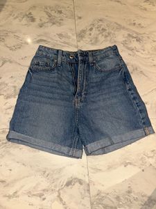Blue Denim Shorts