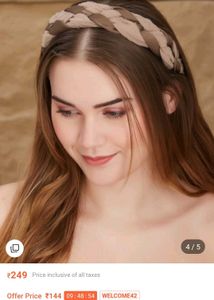 Braided Fabric Headband