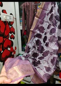 Elegant Purple Floral Kurta Set