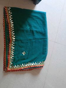 Rajasthani Odhni With Gotta Patti Lace Border