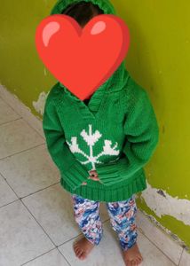 GAP GREEN HOODIE FOR TODDLERS