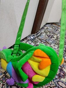 Caterpillar Shaped Cute Kids Purse With Handle