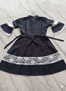 Cute Black &amp; Lace Girls Dress (for 6-7 Year Old)
