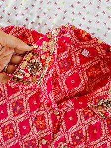 Stylish Pink Ethnic co cord set