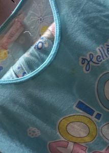 Sky Blue Night Dress