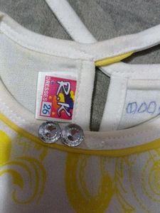 Yellow skirt top