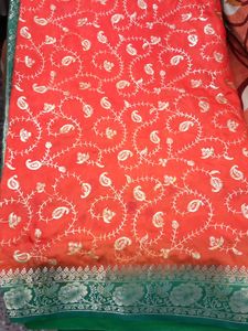 Banarasi Silk  Saari With Blouse