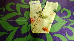 "Botanical Elegance: Green Digital Floral Saree" 🌿🌸