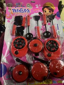 Pink Toy Kitchen Set &amp; Tea Se