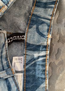 Swirl Print Jeans