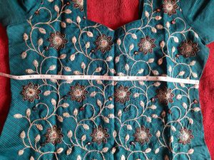cotton mixed 3piece all over embroidery work